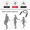 2 pezzi Corda per Saltare Fitness, Lunghezza Regolabile, Antigroviglio, Bodybuilding, Corda per Saltare per la Perdita di Peso, Corda per Saltare per Allenamento Professionale