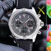 Centennial Black Bird Serie Heren Lichtgevende Leren Band Automatisch Kwarts Horloge