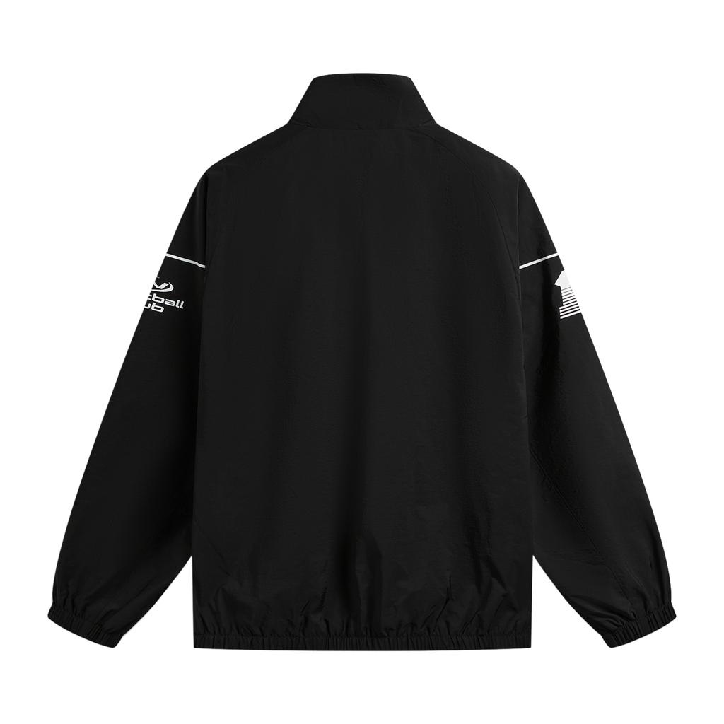 Li Ning Seria Stylu Życia Sportowego Kurtka Casualowa z Kołnierzem Stojącym z Logo dla Par Kurtki Unisex AJDW085-1