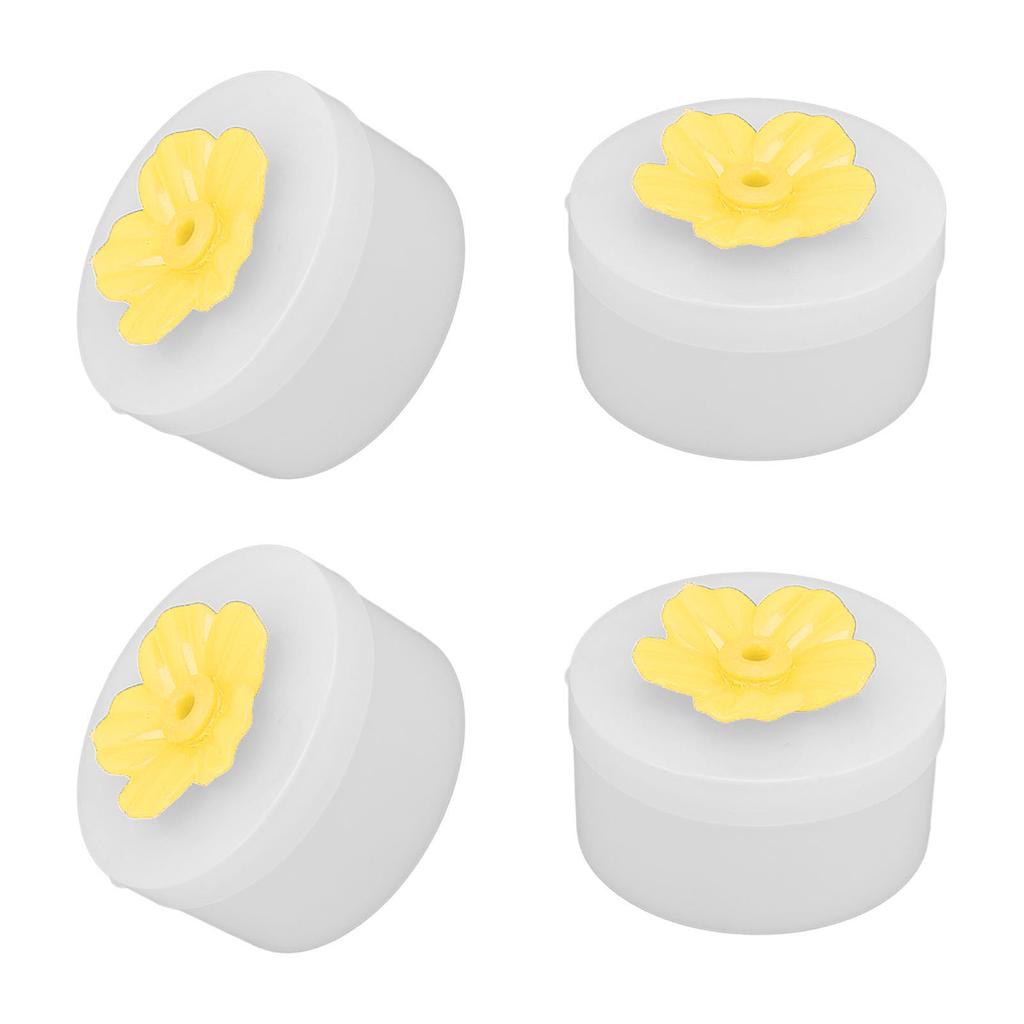 4pcs Hummingbird Feeder Flower Shaped Handheld Bird Feeder Wild Bird Feeding Tool for Outdoor