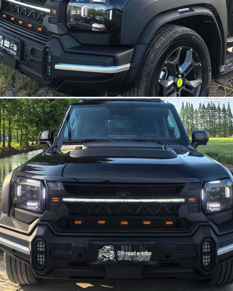 Jetour Traveler ShanHai T2 Hood Sticker: Off-Road Protective Hood Cover Upgrade