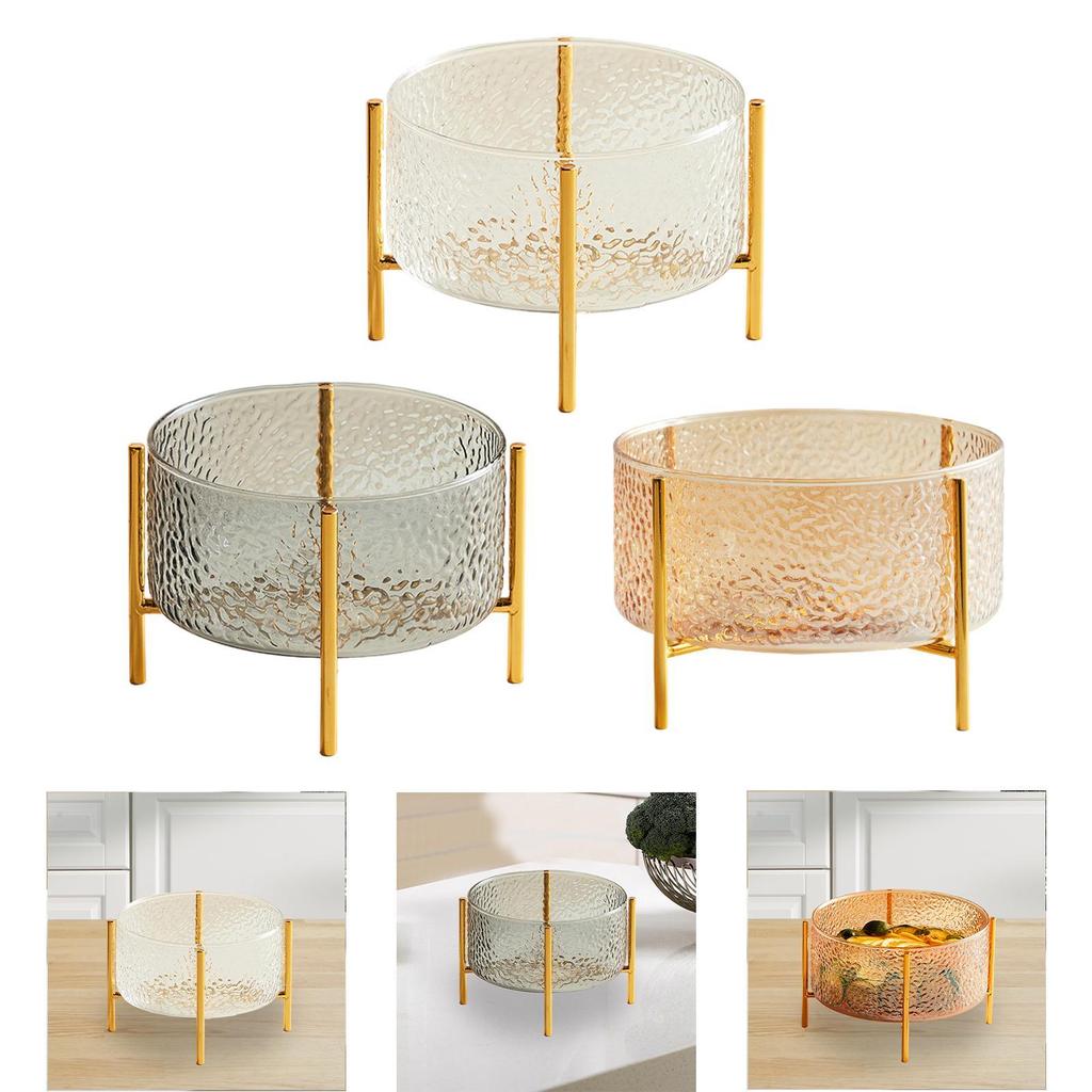 Fruit Dish Fruit Vegetable Holder Cylindrical Fruit Tray Fruit Holder for Countertop