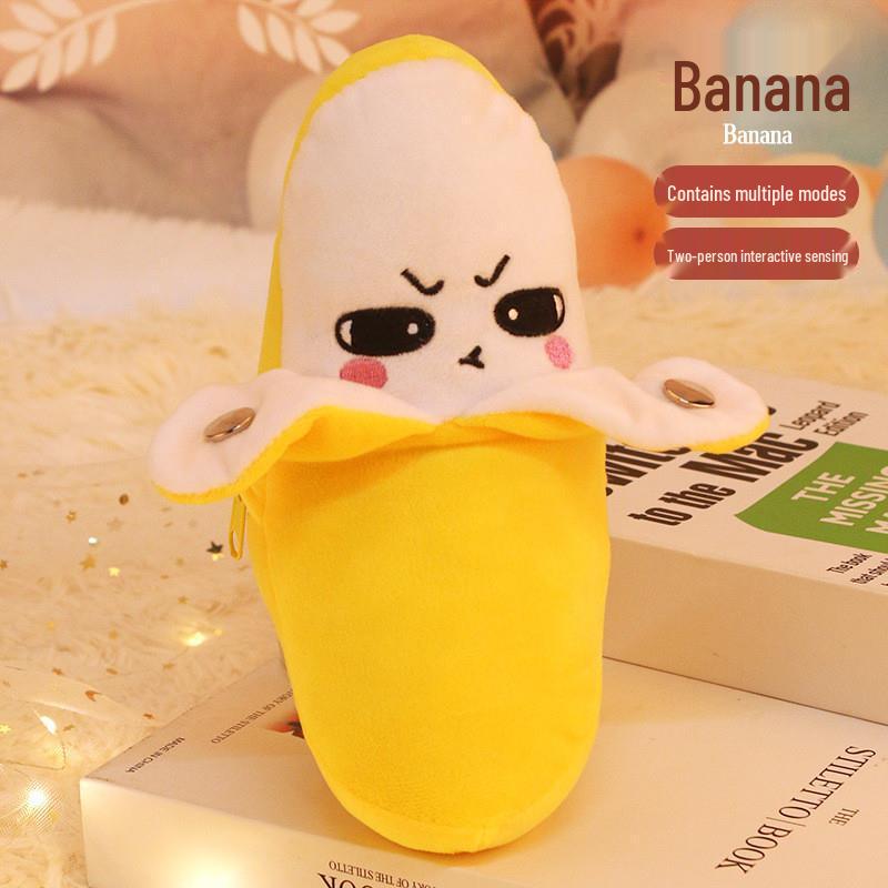 

Interactive Body-Sensing Banana Metronome Toy for Parent-Child Music Play 22cm, Bag