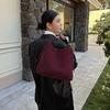 Elegant Brown Suede Tote Bag – Soft & Spacious Shoulder Bag for Travel & Daily Use