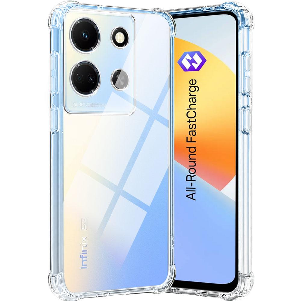 For Infinix Smart 9 8 7 6 Note 30 40 Pro Plus 12 11 Pro VIP Zero 30 40 GT 20 Pro Case Clear Soft Silicone Shockproof Cover