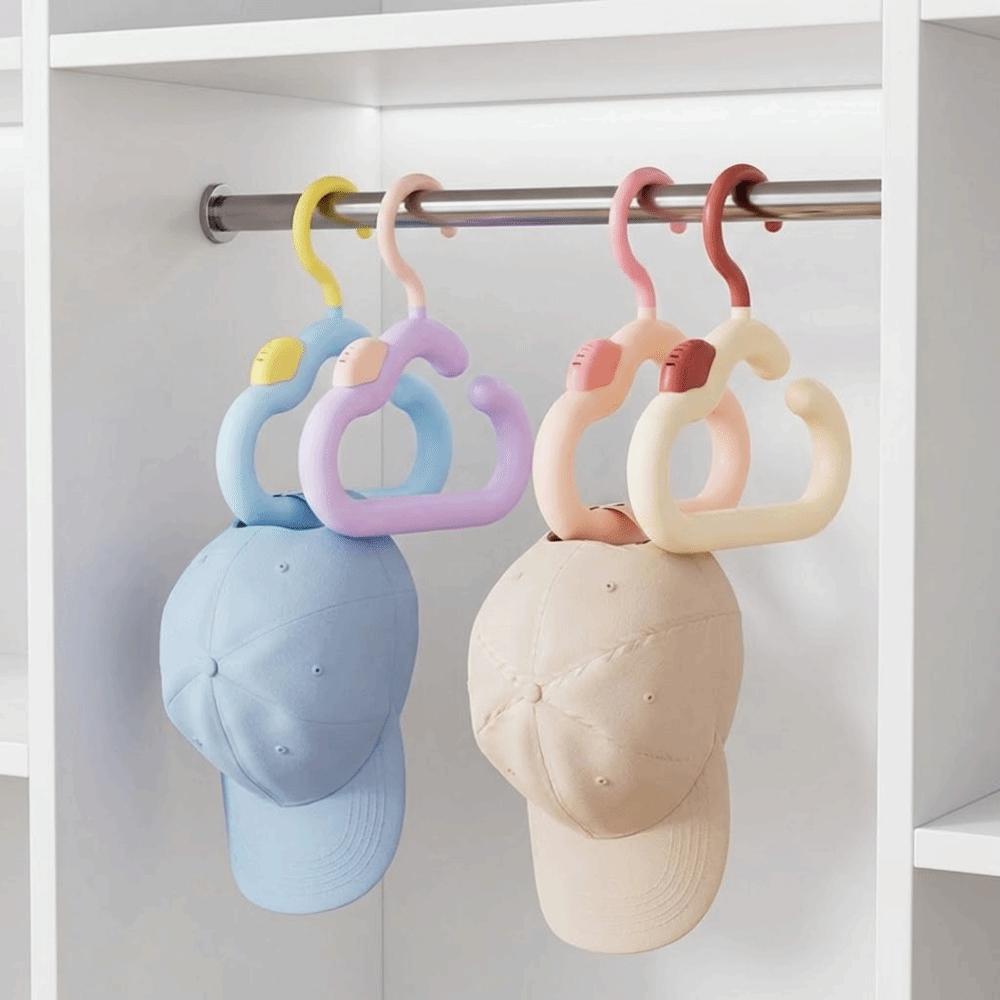2PCS Multi-functional Dopamine Aroma Cloud Hook Colorful Plastic Hat Storage Hanger Anti Slip Hanging Bag Hanging Rack Bedroom