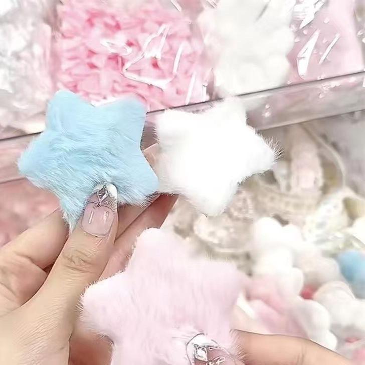 Handmade Pink & White Fluffy Wings Card Holder for DIY Journals & Decorations