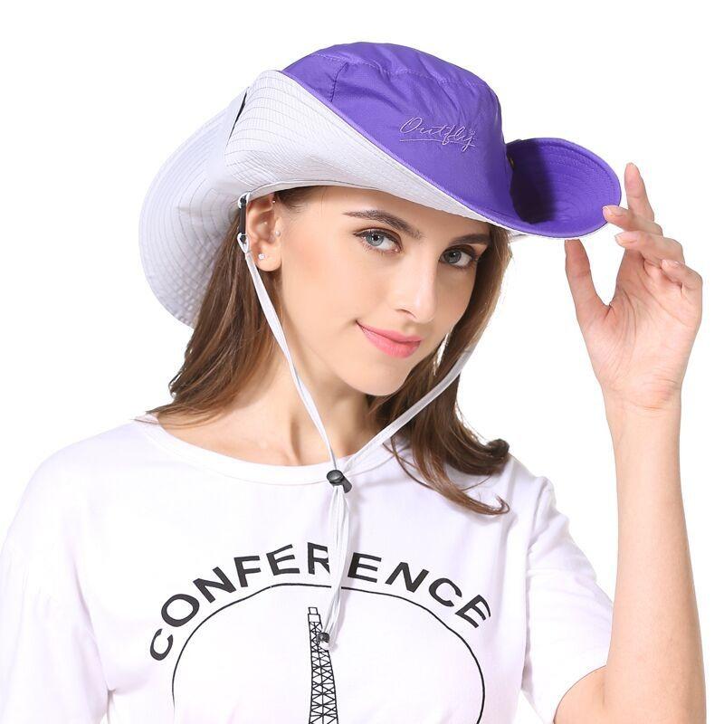 Light and Breathable Quick-drying Sun Hat Spring and Summer New Outdoor Sports Beach Sun Protection Hat Women's Bucket Hat