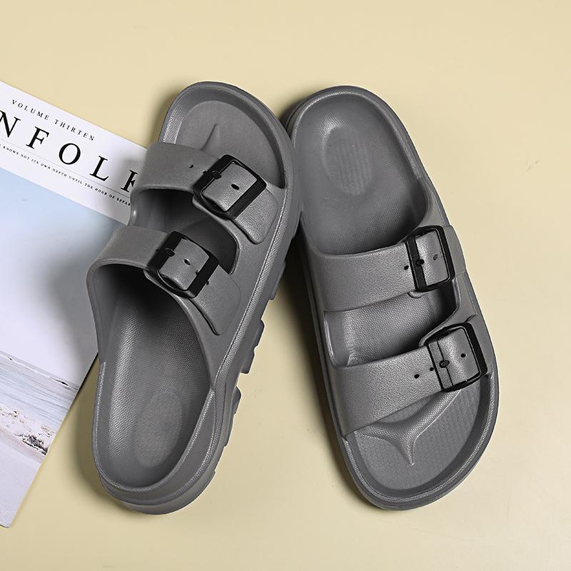 Men's slippers fashion step on shit slippers for men Home sandals Thick Bottom Soft EVA Women's sandals summer 2024 Beach Shoes