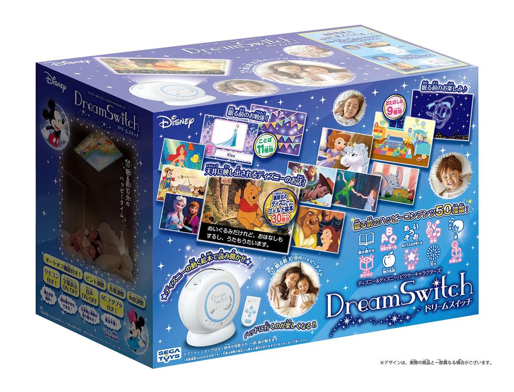 Sega Toys Disney Figuren Dream Switch Bilderbuch Spaß Schlafenszeit Disney Geschichten für Eltern und Kinder Geschichten in & Disney/Pixar Projektor (30