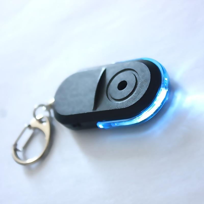 

Поисковики ключей Новое оповещение со светодиодной подсветкой и звуковым уведомлением Брелок-локатор против потери с функцией свистка синий