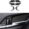 For Toyota Camry 2018   Accessories Carbon Fiber Interior Door Bowl Handle Panel Cover Trim Decals Sticker