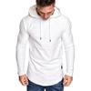 King Billion Spring Collection Men's Stylish Long Sleeve Hoodie - Curved Hem, Branded Tag & Drawstring Hood - Casual Streetwear Essential