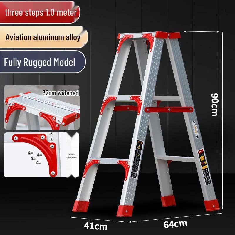 Ally Aluminum Alloy A-Frame Folding Ladder