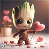 Disney Klassischer Charakter Groot 5D Diamantmalerei Vollstickerei Kunst Edelstein Aufkleber Handgemacht DIY Große Malerei Zubehör