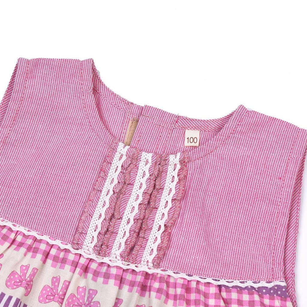 Kusguru Japan Kinder Schürze Lila 100cm KAP108-01