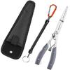 Machi No Nami Long-Nose Fishing Pliers with Case and Safety Cord