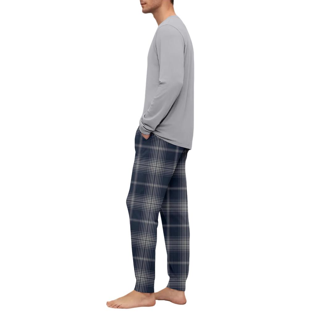 Men's Pajama Set, Long Sleeve And Long Pants, Two-piece Set