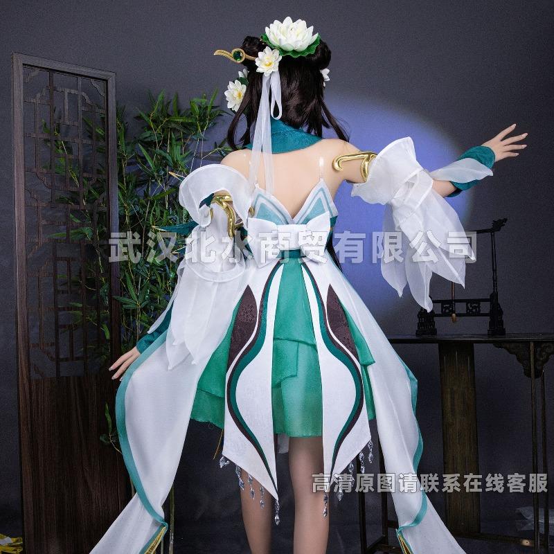 Xiao Qiao Cos Suit Xiao Qiao Green Snake Cosplay Game Acting Suit