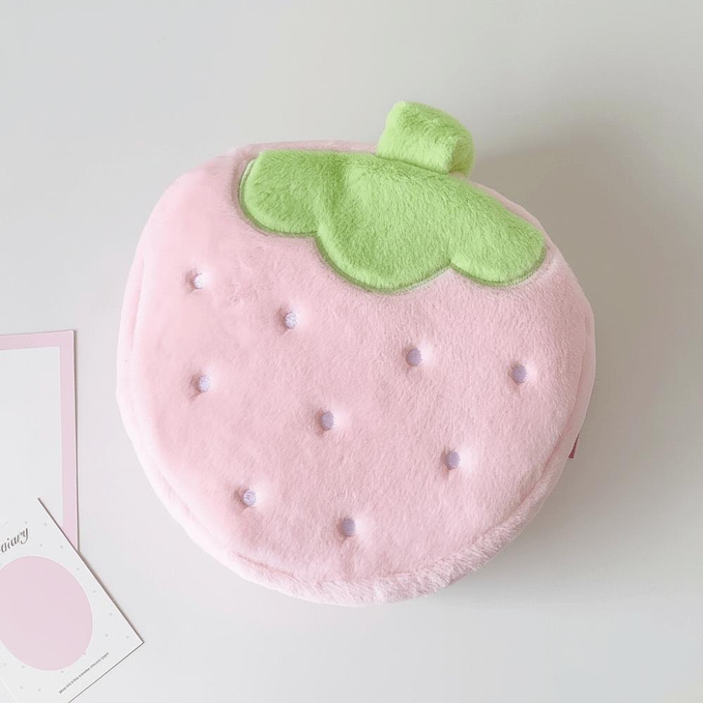 Cute Strawberry Makeup Bag Large Capacity Travel Handbag Cosmetic Storage Bag