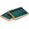 Digu Solid Wood Jewelry Display Tray with 12 Compartments for Rings, Necklaces, and Bracelets