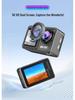 4K Sports Action Camera with Anti-Shake, Touchscreen, Wireless Connectivity, for Cycling & Fishing