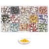 Rhinestones Rondelle Spacer Beads Delicate Rondelle Beads with Sparkling Crystals for Elegant Jewelry Creations