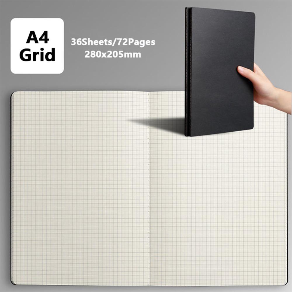 Kraft Cover Diary Book Grid/Lined/Blank Sketchbook High Quality Planner Notebook  Gift