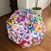 1PC Butterfly Mandala Pattern Small Travel Automatic Folding Umbrella, Compact Windproof Umbrella, Automatic Open/Close ,Gift-091559