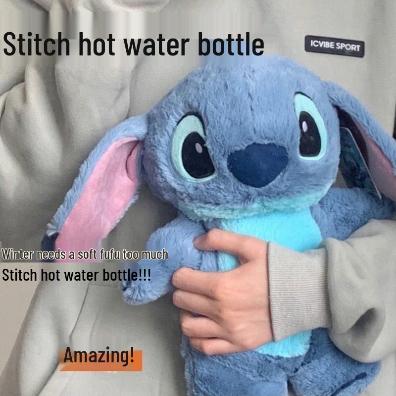 Stitch Plush Toy Hand Warmer - Adorable Winter Hot Water Bottle