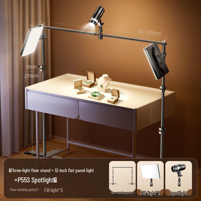 Broadcast Fill Light: LED Desktop Top Light for Live Room Photography and Professional Lighting