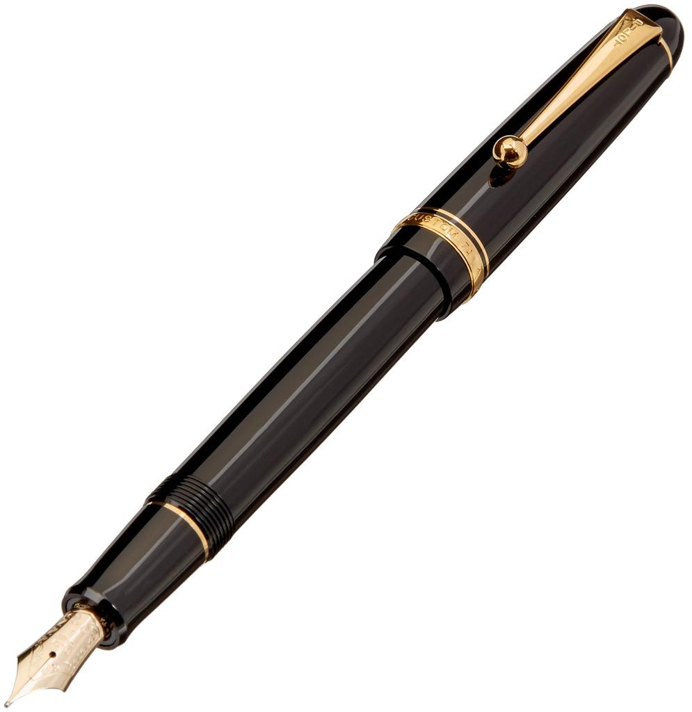 Pilot Fountain Pen Custom black body 74, FM-nib, (FKK-1000R-B-FM)
