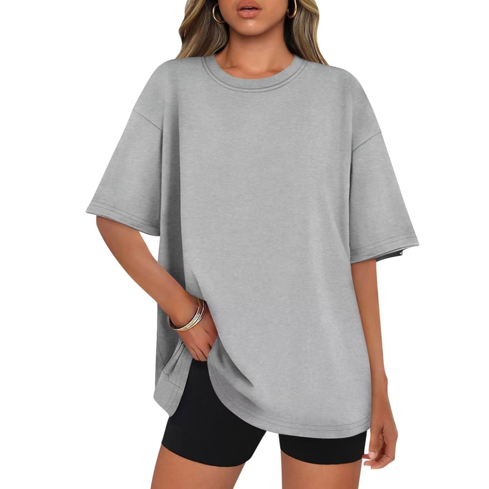 

Женские повседневные свободные рубашки модные топы футболки футболки S