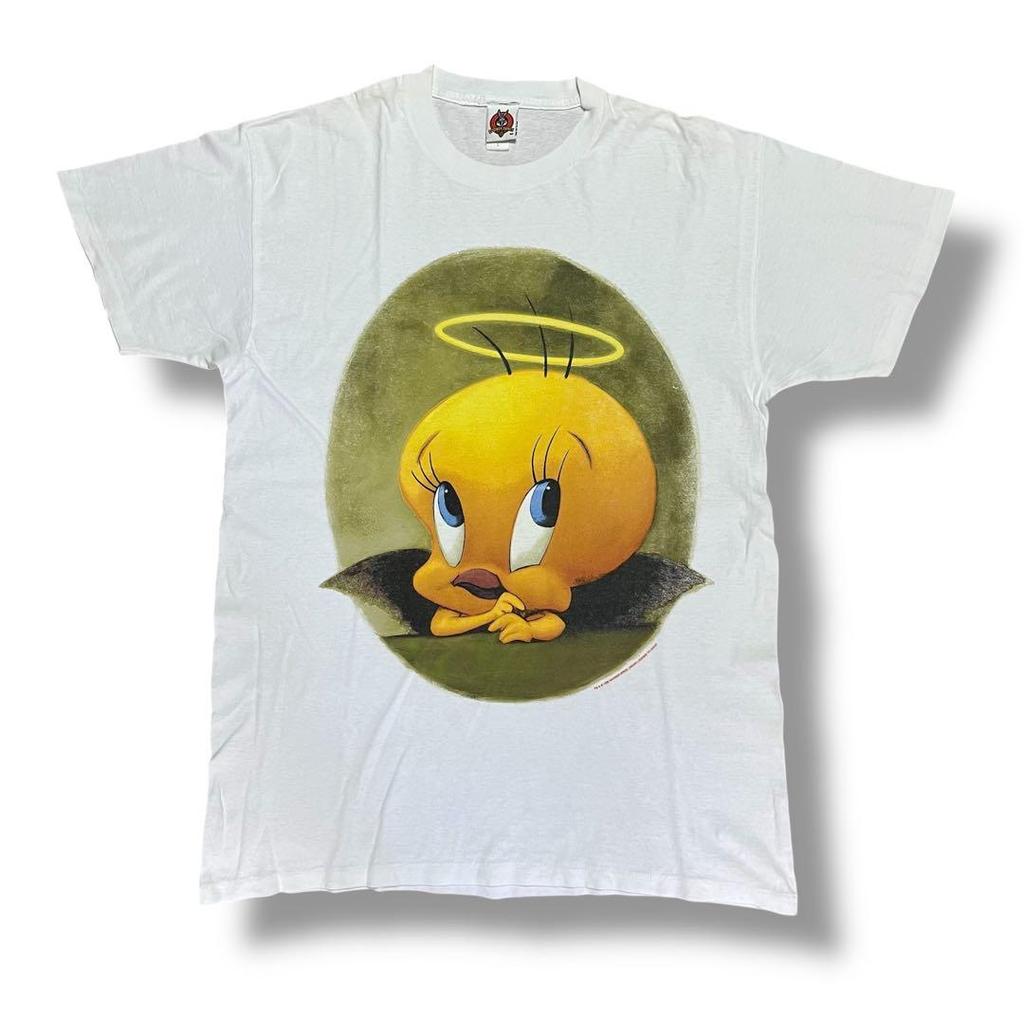 [USED] Looney Tunes Tweety 90s Angel Angel T-Shirt Official