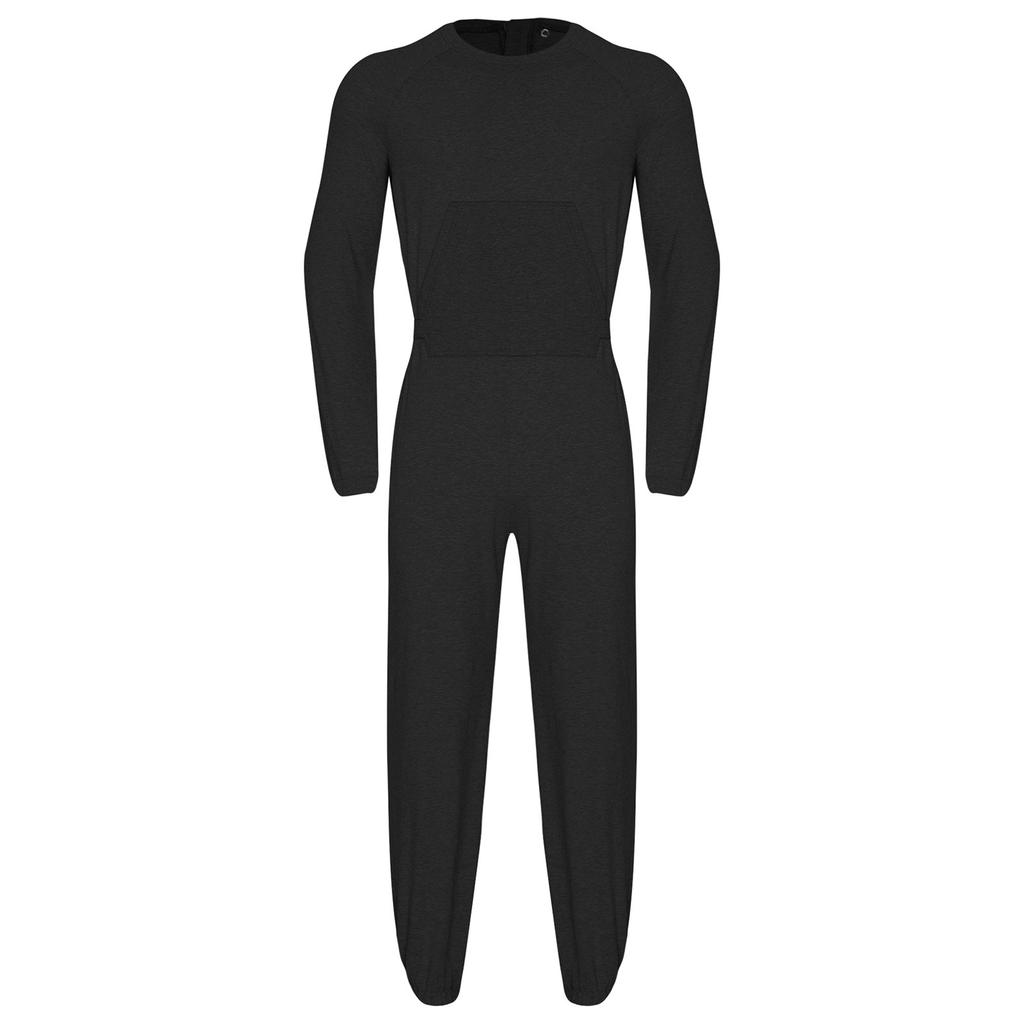 Kombinezon Adaptacyjny Damski Męski Długi Rękaw Elastyczne Mankiety Design Zapobiegający Rozbieraniu Plecy Specjalne Potrzeby Osoby Starsze Wygodne Ubranie