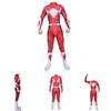 Vibrant Power Rangers Bodysuit Spandex Cosplay Costume For Unisex Kids And Adults