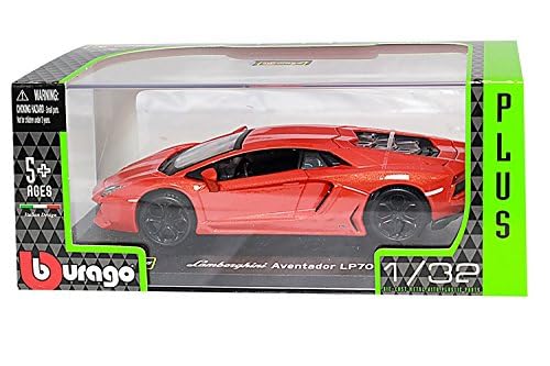 Bburago Lamborghini Aventador 1/32 Scale Diecast Model Car LAMBORGHINI AVENTADOR LP700-4 2011 (Orange) [Parallel Import]