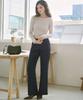 Sup Double-Slit Bootcut Pants (Sy9Lp33)