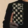 Plaid IPhone 16 Apple Phone Case 13 Protective Case 12pro Silicone X  Suitable for 15 Thickened 11