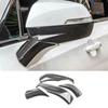 Carbon Fiber ABS Exterior Rear View Mirror Strip Trim For Cadillac XT4 2019-2022