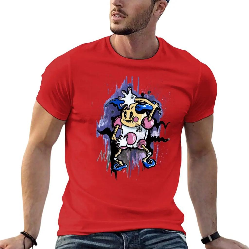 Mr Mime T-shirt customizeds heavyweights summer top boys animal print men graphic t shirts