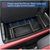 SXCY for 2023 2024 2025 Lexus RX 350 Center Console Organizer 2023 2024 2025 RX 350 Accessories Armrest Console Tray for 2024 2025 RX Hybrid RX 350h/