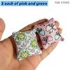 5/10 Pcs 1:12 Dollhouse Miniatures Cushions Floral Fabric Cushion Pillow Model Ornament Pretend Play Toy DIY Accessory Gift