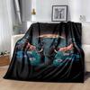 1pc Elephant Printing Lightweight Flannel Blanket, Comfortable and Warm Blanket, for Camping Sofa Bed and Couch Office, Gift