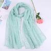 Women Plain Lurex Glitter Loop Dot Viscose Scarf Ladies Shimmer Shawls and Wraps Pashmina Stole Muslim Hijab Sjaal 180*70Cm