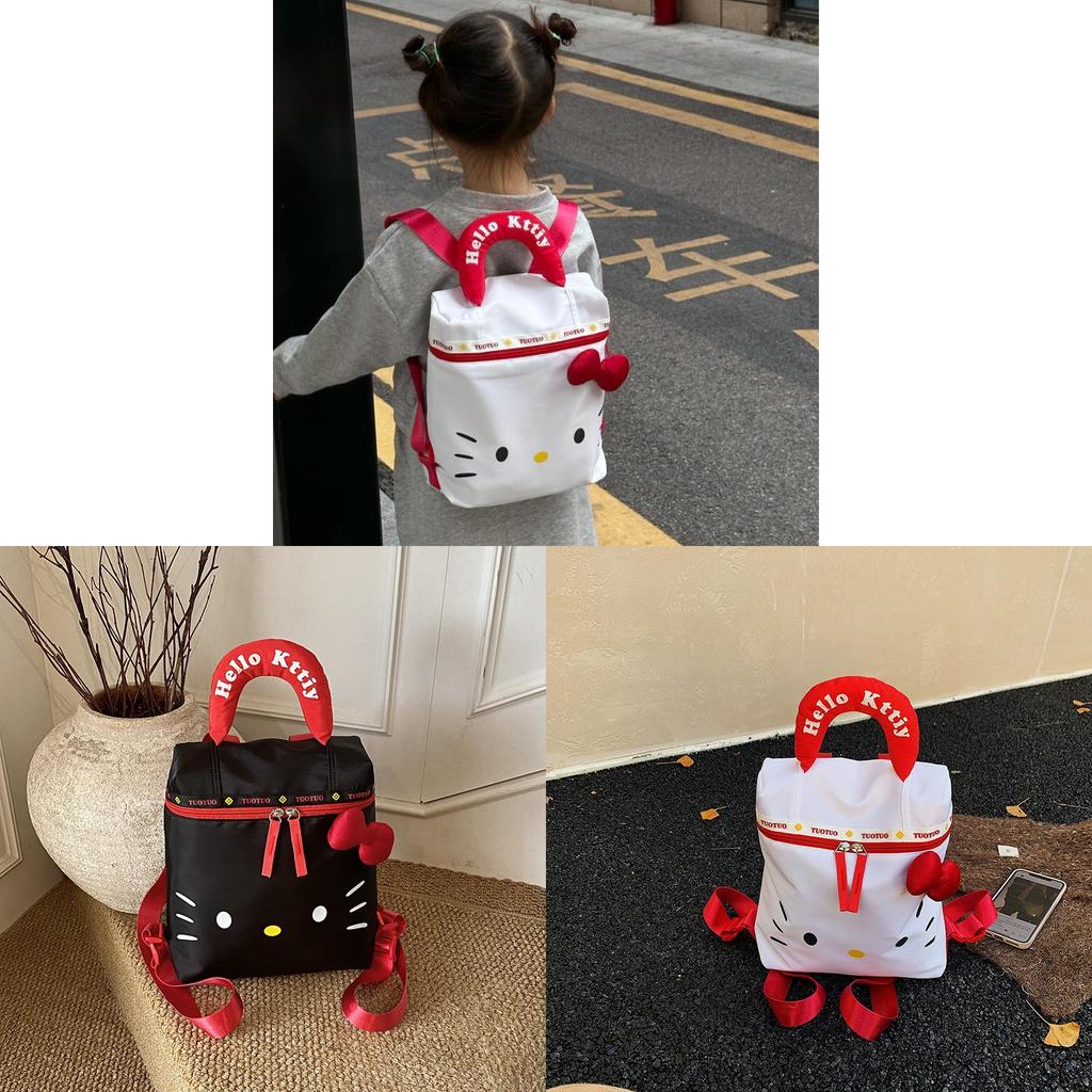 Kids Cartoon Backpack With Breathable Oxford Fabric For Kindergarten Use