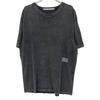 Alexander Wang [Domestically Authorized] UCC2221527 Logo Print Washed Short Sleeve T-Shirt/ Tops XL blackUsed