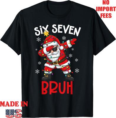 Bruh 67 Six Seven 6 7 Meme Gen Alpha Christmas Gen Z Xmas T-Shirt