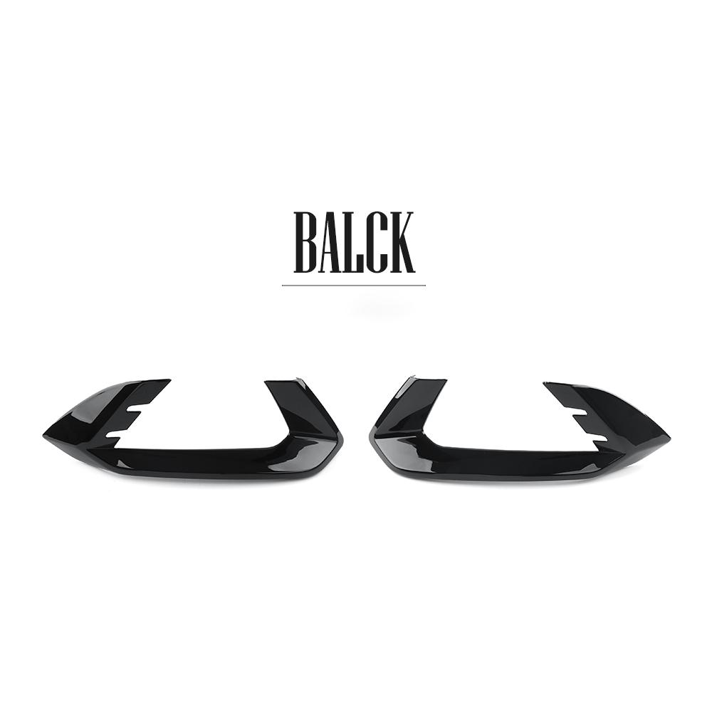 Bright Black Front Bumper Fog Light Lamp Frame Trim Cover Exterior Style For Kia Sportage NQ5   2024 2025