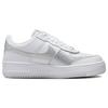 Nike Air Force 1 Shadow White Metallic Silver Women Sneakers Pure-Platinum Blackened-Blue CI0919-119